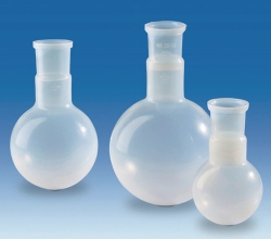 Slika Round-bottom flasks, PFA