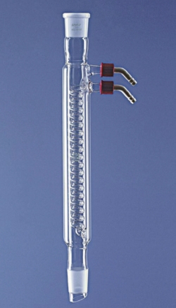 Slika Coil condensers, DURAN<sup>&reg;</sup> tubing, with plastic olives