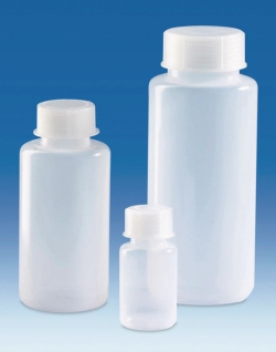 Slika Wide-mouth bottles, LDPE, with screw cap, PP