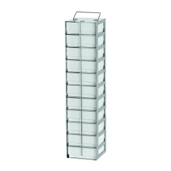 Chest freezer racks, classic, stainless steel, for boxes with 50 mm height