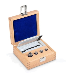 Slika Weight set E1, knob shape, with wooden box