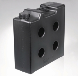 Slika Space-saving jerrycans, HDPE, electrically conductive, without threaded connector