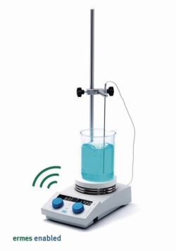 Magnetic stirrer AREX 6 Connect PRO with temperature probe, rod, clamp