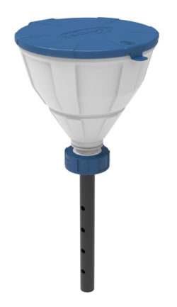 Slika Safety funnel with ball valve, V2.0, HDPE
