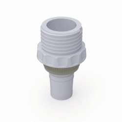 Thread adapters with ground joint for b.safe Caps and Waste Caps