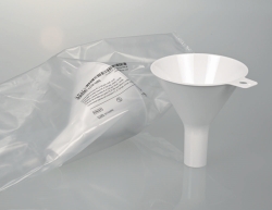 Slika Disposable powder funnels, PS, white