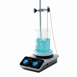 Magnetic stirrer AREX 5 Digital with temperature probe, rod, clamp