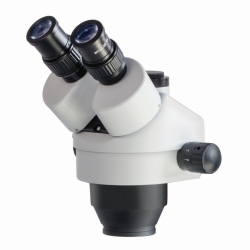 Stereo zoom microscope heads
