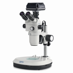 Stereo zoom microscope set OZP, with C-mount camera