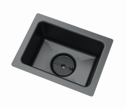 Slika Lab sink with drain, HDPE, electrostatic conductive