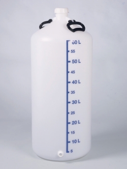 Slika Storage bottles with threaded connector, HDPE