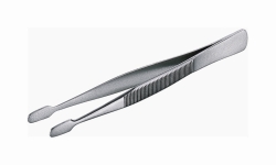 Cover glass forceps, Nickel plated steel