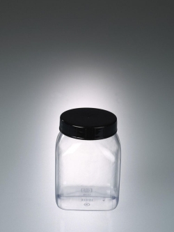 Slika Square wide-mouth containers, PVC, transparent