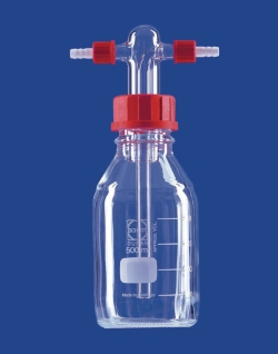 Slika Gas washing bottles acc. to Drechsel, complete, DURAN<sup>&reg;</sup> tubing
