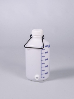 Slika Storage bottles with threaded connector, HDPE