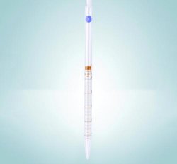 Slika Graduated pipettes for tissue culture, clear glass, amber stain graduation