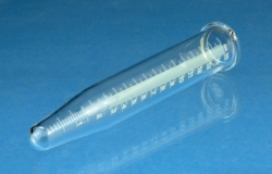 Centrifuge tubes, conical, with rim, borosilicate glass 3.3