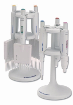 Pipette stand for Single and Multichannel microliter pipettes, for Calibra<sup>&reg;</sup> and Acura<sup>&reg;</sup> models