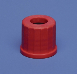 Screw caps for screwthread tubes, PBT