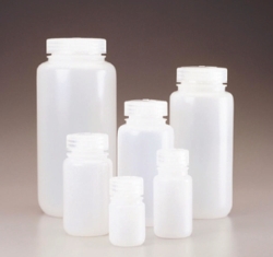 Wide mouth bottles Nalgene&trade; Economy, HDPE, with screw cap, PP