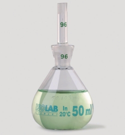 Pycnometers, Borosilicate glass 3.3., calibrated