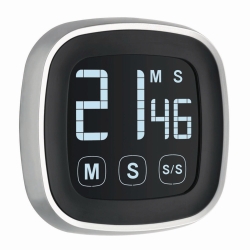 Digital countdown timer and stopwatch, inverted display