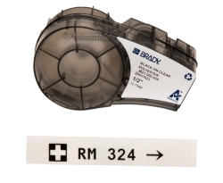 Transparent polyester label tape for label printer M210/M210-LAB