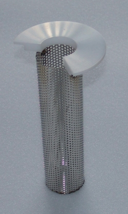 Slika Support ring with CO<sub>2</sub> wire basket for cold traps with Dewar flask