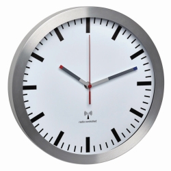Slika Radio controlled wall clock, scale without numbers