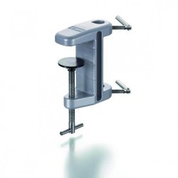 Table clamp with hinged screws, aluminium alloy, powder-coated
