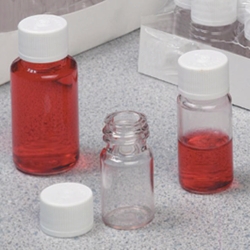 Diagnostic bottles Nalgene&trade;, PETG, with white screw cap, HDPE