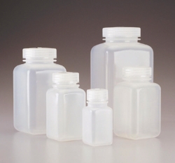 Square bottles, wide mouth Nalgene&trade;, PPCO, with screw cap, PP