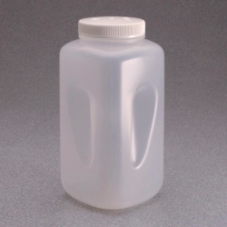 Square bottles, wide mouth Nalgene&trade;, PPCO, with screw cap, PP
