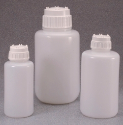 Wide mouth bottles Nalgene&trade;, HDPE, with closure, PP