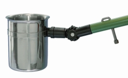 Slika Angled sample beaker, stainless steel