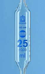Slika Volumetric Pipettes, AR-glass<sup>&reg;</sup>, Class AS, 2 marks, Blue Graduation, with Individual Certificate