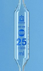 Volumetric Pipettes, AR-glass<sup>&reg;</sup>, Class AS, 1 mark, Blue Graduation, with USP Certificate
