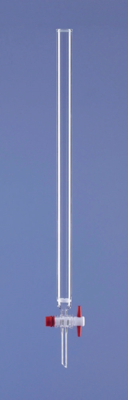 Slika Chromatographic columns, PTFE stopcock, DURAN<sup>&reg;</sup> tubing