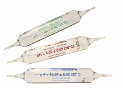 Slika pH buffer solutions in ampoules, standard