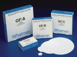 Glass microfibre filters, grade GF/A, round filters