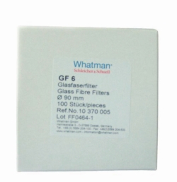 Glass microfibre filters, grade GF 6, circles