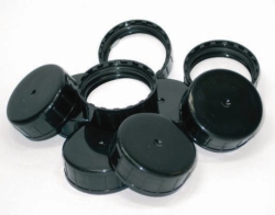 Screw caps, PP, for wide mouth containers, series 310 and storage jars, series 376