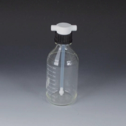 Scrubber Bottles Vitrum, borosilicate glass/PTFE