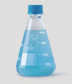 Slika Erlenmeyer flasks, borosilicate glass 3.3, with screw neck