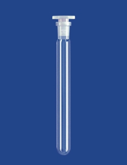 Test tubes, DURAN<sup>&reg;</sup> tubing, without graduation, with NS joint, with PE stopper