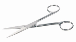 Slika Dressing scissors, stainless steel, straight