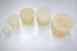 Silicone rubber stoppers