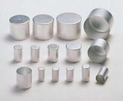 Slika Aluminium caps, pure aluminium