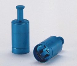 Slika Metal caps, Labocap with handle, Aluminium