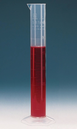 Slika Graduated cylinders, PP, tall form, class B, embossed scale